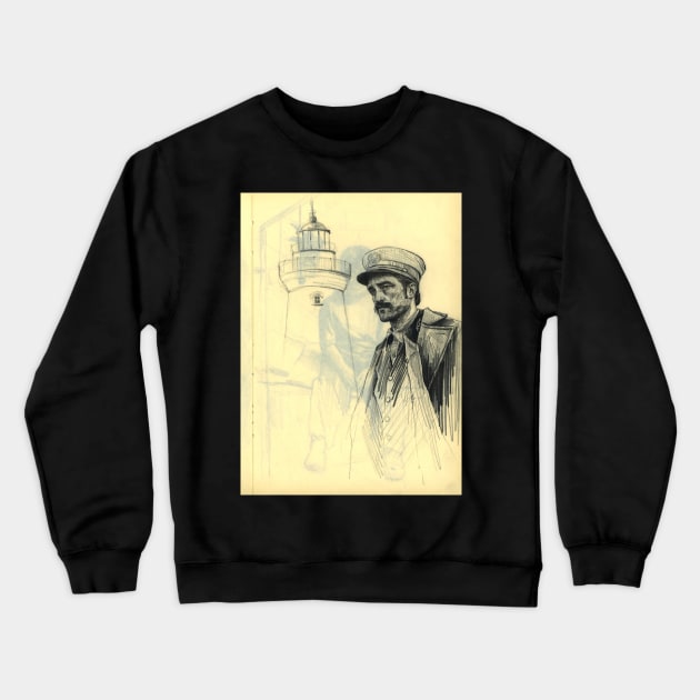 The Lighthouse Crewneck Sweatshirt by Belén Diz Juncal